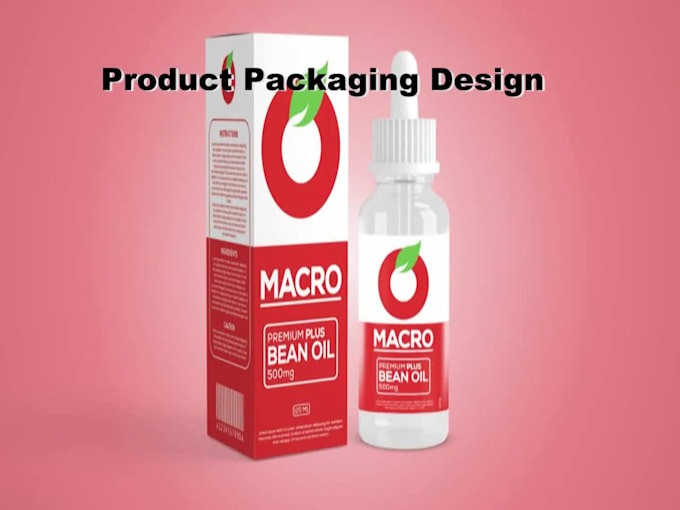 do premium quality product packaging box design label design