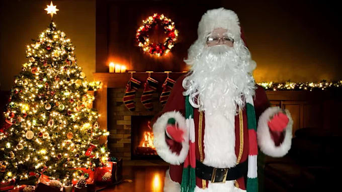 make a video message from santa claus