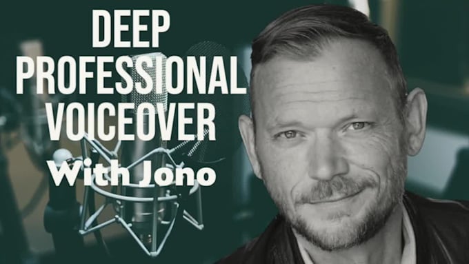 record a deep male voice over