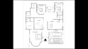 redraw architectural plan and 2d floor plan in autocad