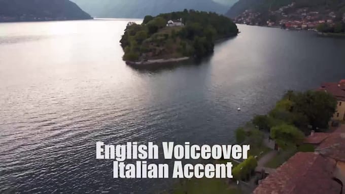 record english voice over with italian accent