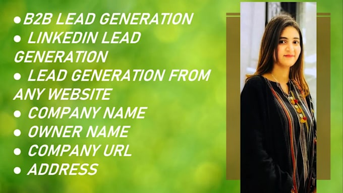 do lead generation , linkedin lead  b2b business leads