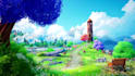create fantasy landscape, stylized environment and enchanted forest