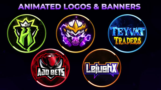 design logo icon and banners animated for discord server