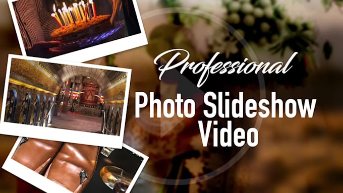 Hot Review! I will do professional photo slideshow videos  for $5