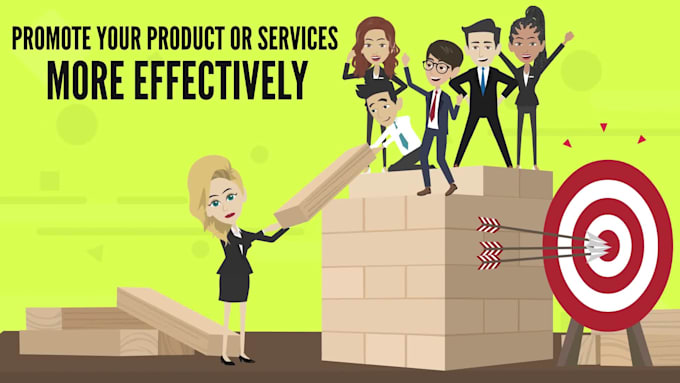 make impressive animated explainer, saas explainer video, 2d app explainer video