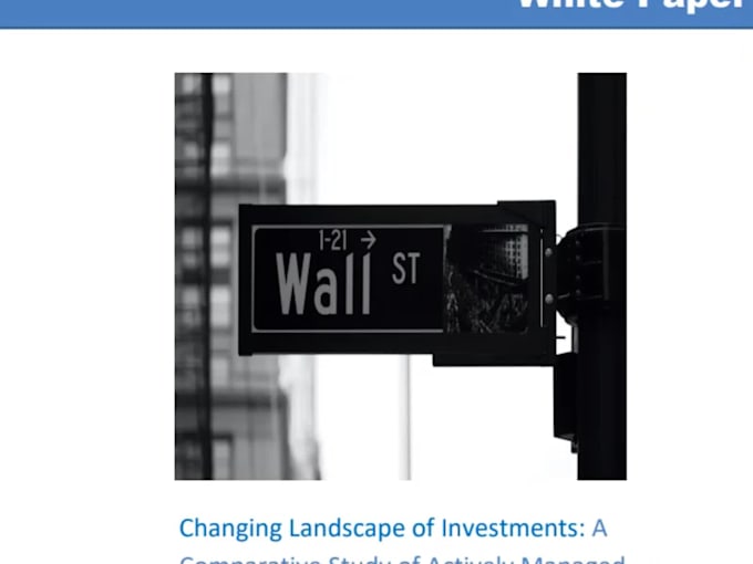 do white paper writing on finance, fintech, or business topics
