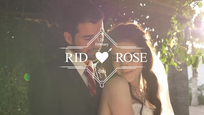 edit your wedding and event video
