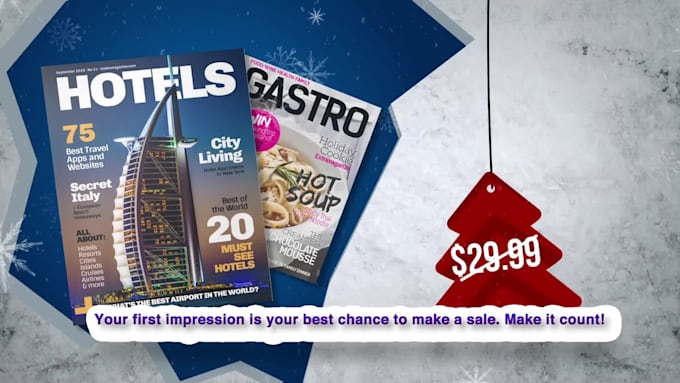 design animated magazine mockup