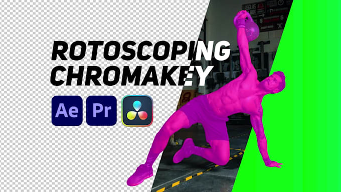 do rotoscoping and chroma keying your video