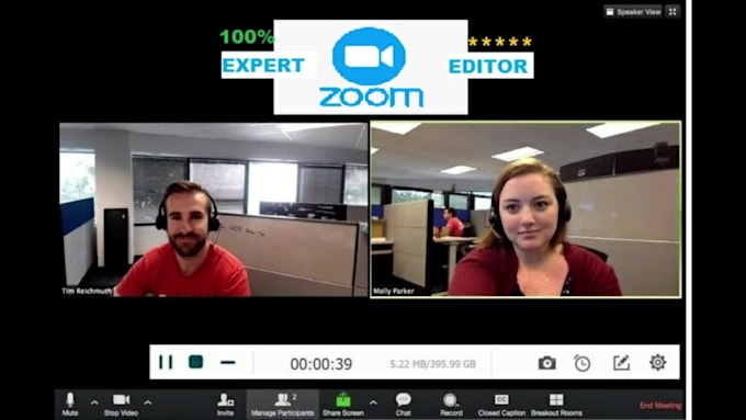 do video editing for your zoom meeting video