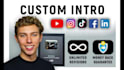 create an engaging custom youtube intro video