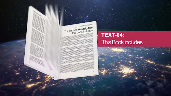 make cinematic 3d book trailer video for amazon kindle ebook