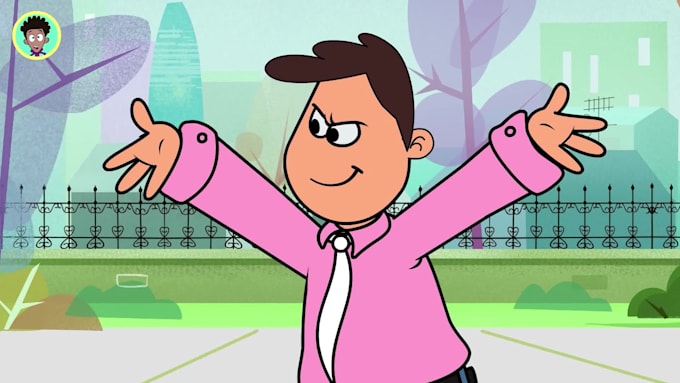 cartoon animation video and 2d character animation