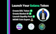 create your sol token in 24 hours and launch liquidity pool