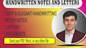 do elegant handwriting and transcription for your notes, letters, and documents