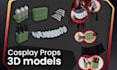 design custom anime cosplay props for 3d printing