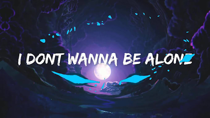 make stunning animated lyric video
