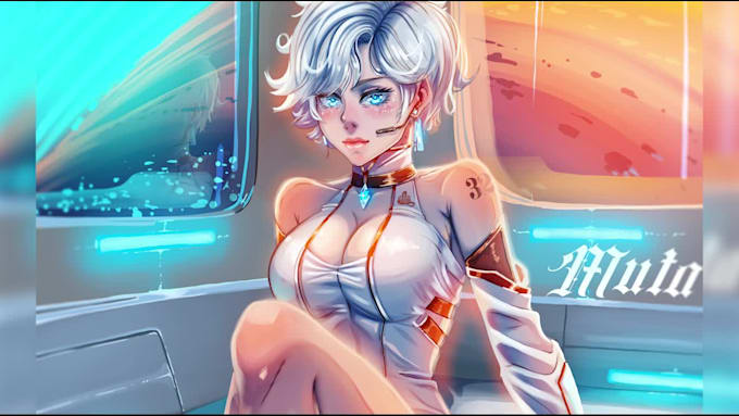 create anime characters and concept art illustrations