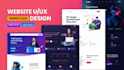 do clean professional web landing page UI UX design figma