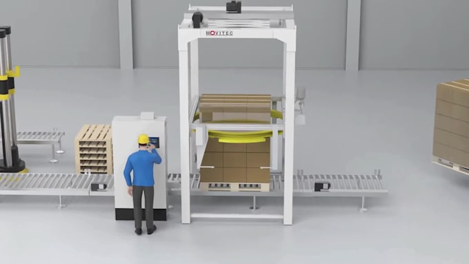 do 3d industrial technical animation 3d factory robotic animation 3d cgi video