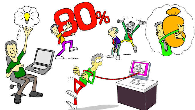 whiteboard explainer doodle video with voice