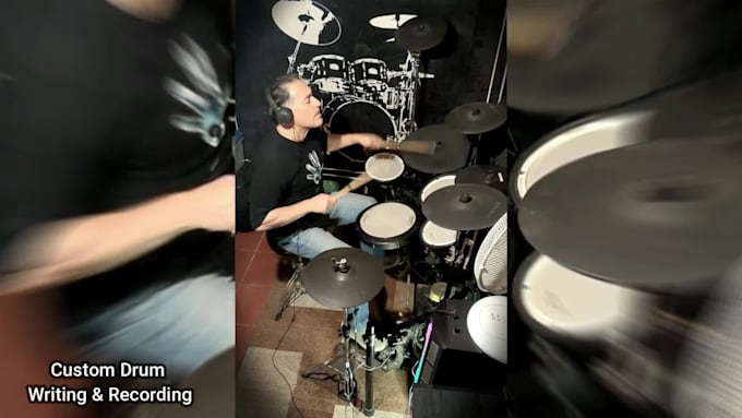 record custom metal and rock drum tracks for your song