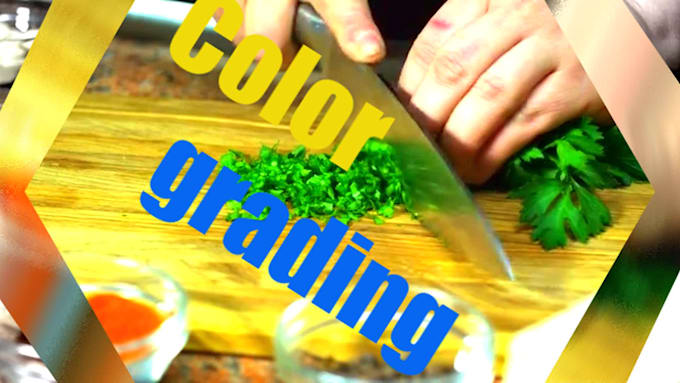do cooking video editing for youtube or whatever you want