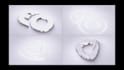 create this 3d elegant clean logo reveal