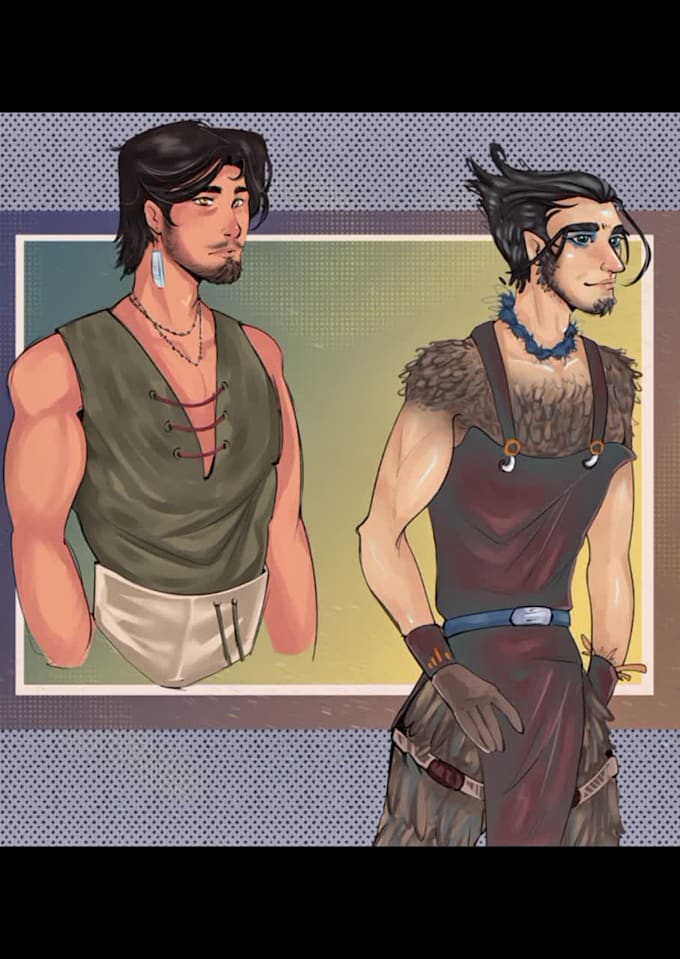 original character for books and character concept art