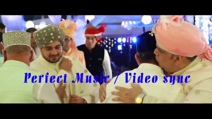 do cinematic highlight film wedding video editing