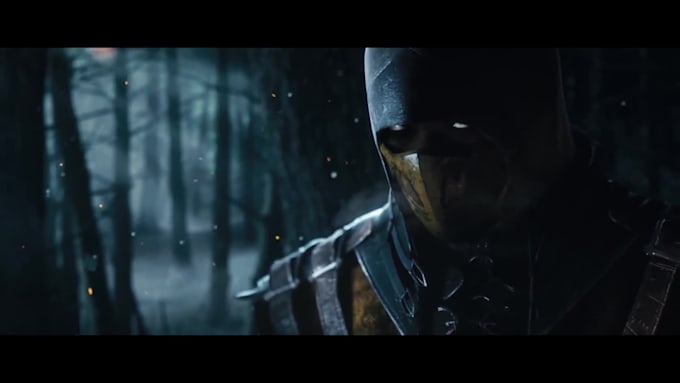 create teaser cinematic logo and title animation