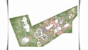 2d render architectural site plan, master plan and urban project