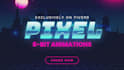 craft a stunning pixel art logo animation for your brand or game