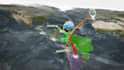 create connections animation on map between countries or cities