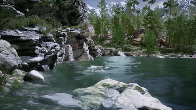 make 3d environment and scenes for games  films projects