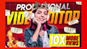 do professional modern video editing for you