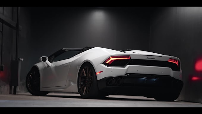 do cinematic automotive video editing for content or ads