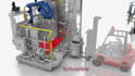 do3d exploded view animation mechanical assembly product demo industrial machine