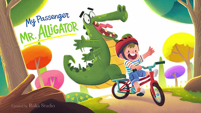 draw children story book illustration for kdp amazon