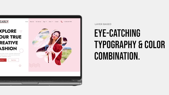 do figma website design, website mockup, website ui design