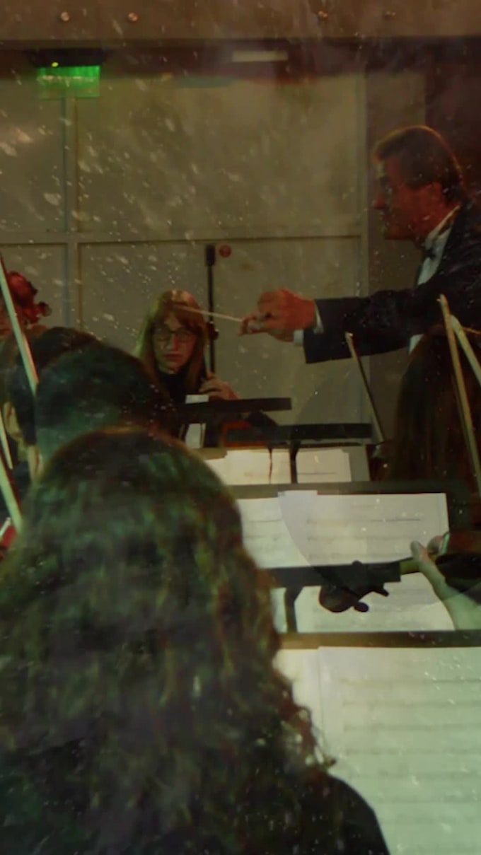 compose or arrange for strings or orchestra