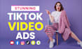 create stunning tiktok video ads, dropshipping product ads, tiktok product ads