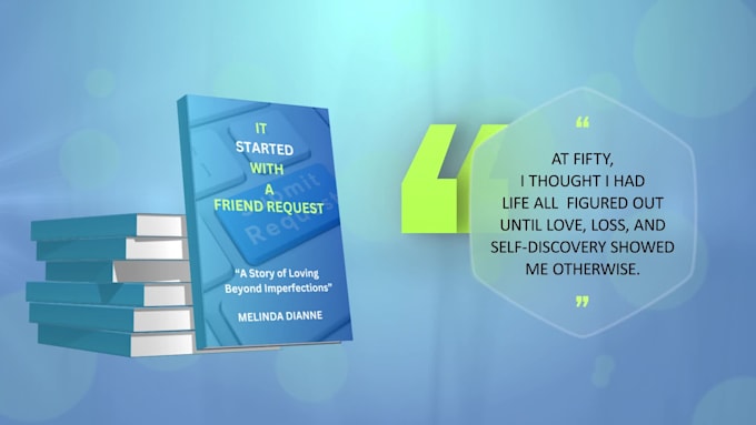 create a cinematic book trailer or book promo video