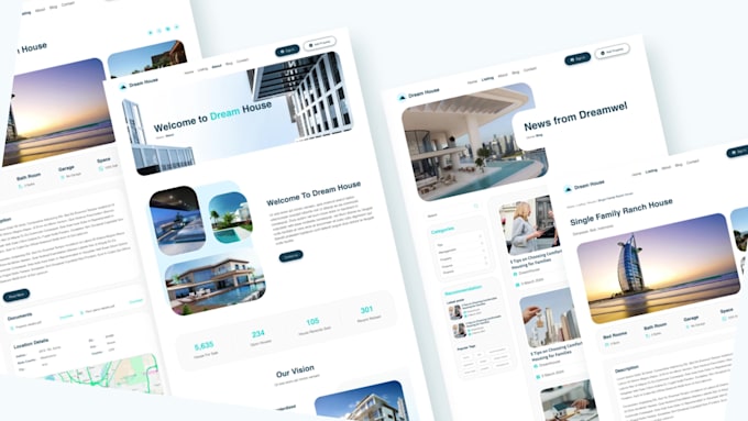 design a custom figma website UI UX and landing page