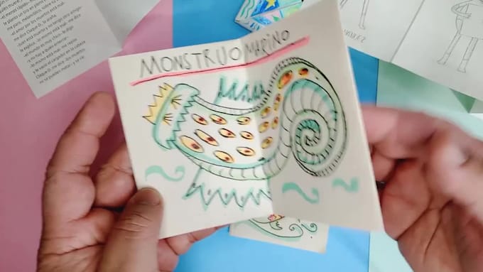 design a unique foldable zine in a4 format