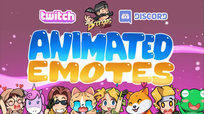 make animated emotes twitch, discord etc