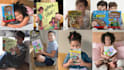 design 10 different children 3d book mockups
