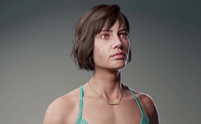 create realistic 3d metahuman character, unreal engine game character modeling