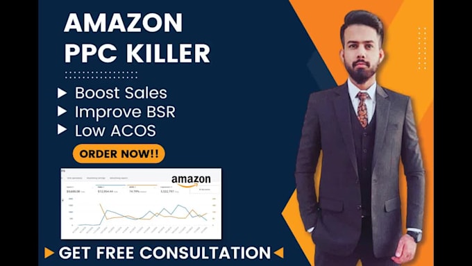 setup amazon PPC campaign and manage to boost amazon sales